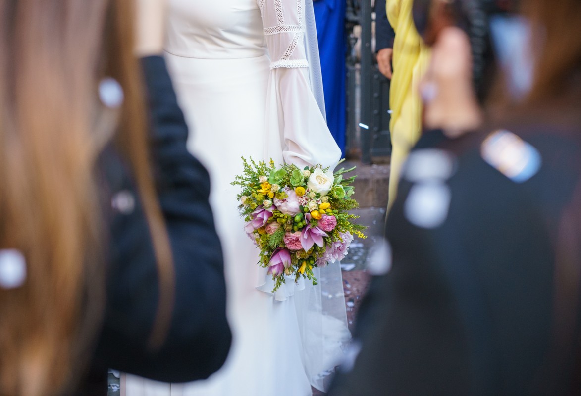 Decoracin floral de bodas ramo de novia