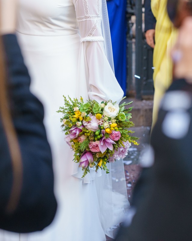 Decoracin floral de bodas ramo de novia
